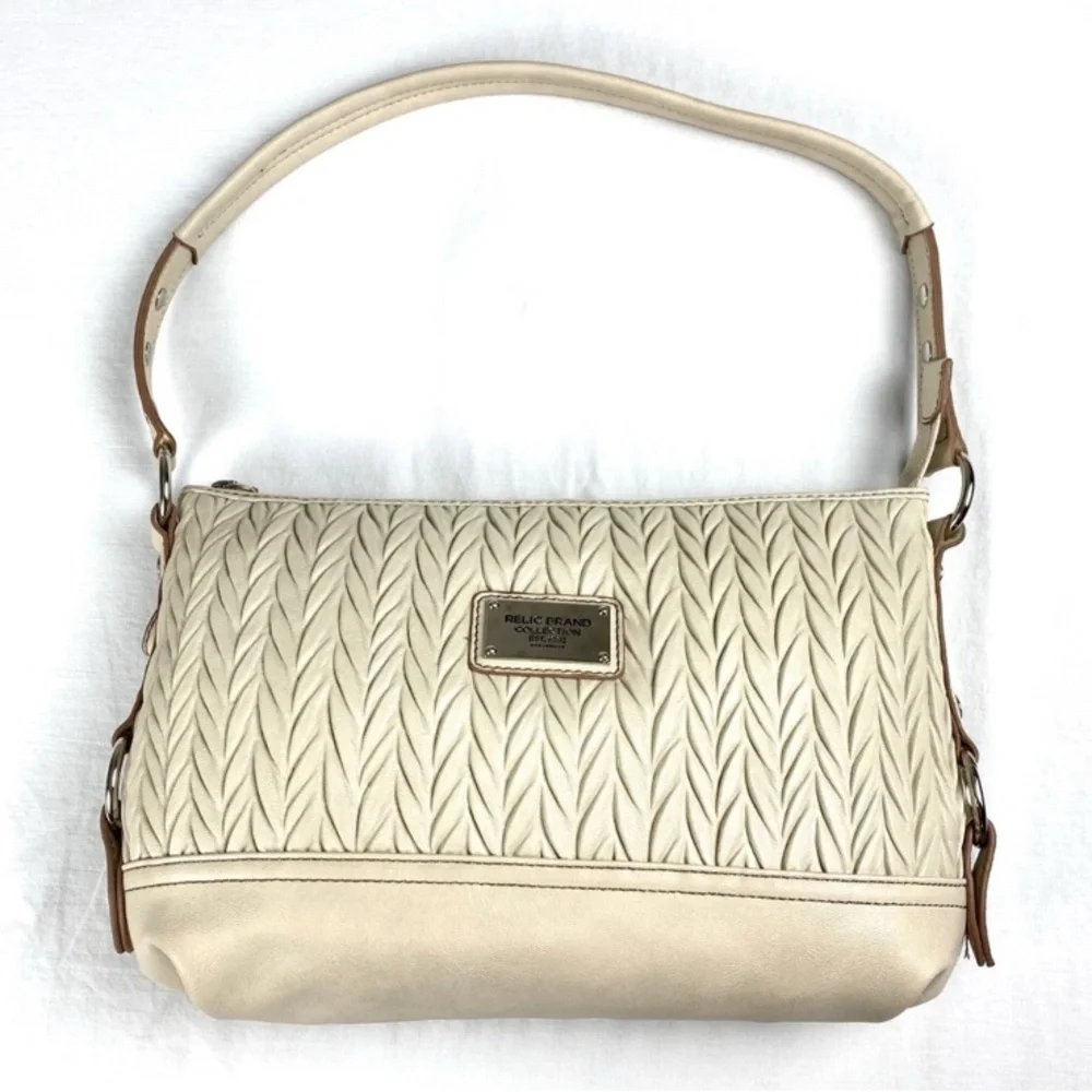 NWOT Relic by Fossil Textured Vegan Leather Shoulder Bag